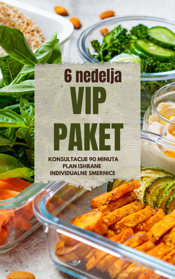 Ilustracija: VIP nutricionistički paket za žene i parove – 6 nedelja mentorstva