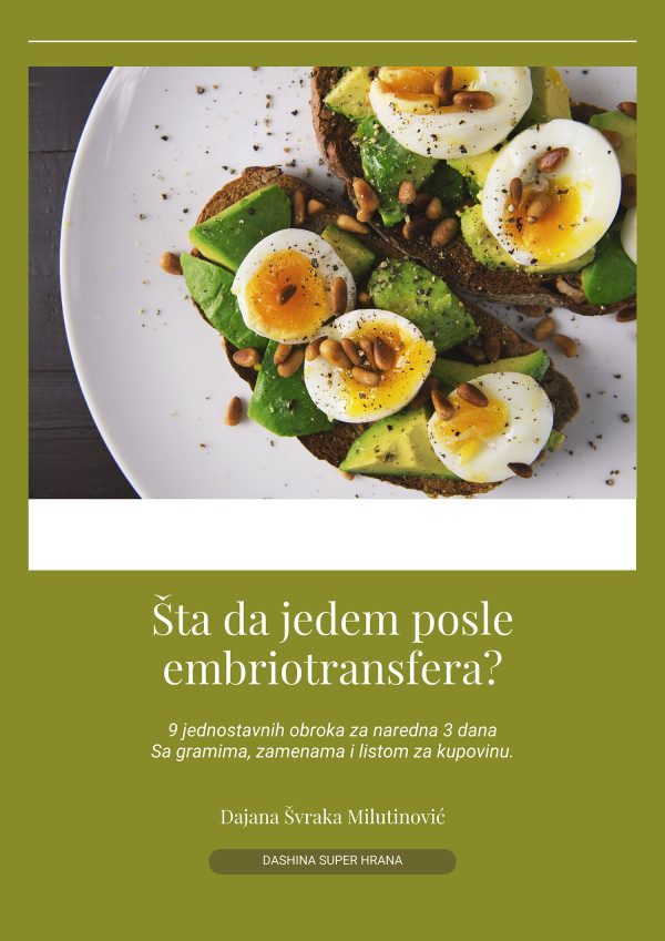 Šta da jedem posle embriotransfera